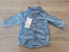 Camicia Di Jeans per Neonato abbigliamento taglia 3 - 6 mesi 68 cm