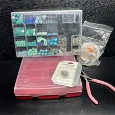Assorted DIY Jewelry Making Kit  Necklaces, Bracelets, Earrings  Beads Tools