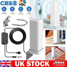 NEW 6000 Miles HDTV 1080P Outdoor HD 4K Digital TV Antenna 360° Signal Amplified