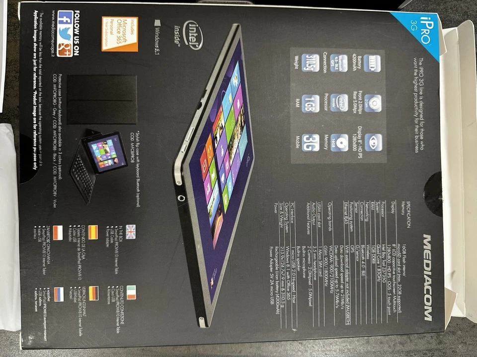 Smart Pad 8.0 iPRO Mediacom + Tastierino - Immagine 3 di 4