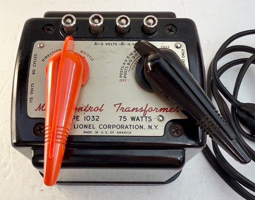 Postwar Lionel 1032 Transformer 75 Watts w/ Original Box - WORKS GOOD - Picture 4 of 13