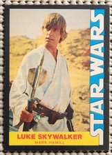 LUKE SKYWALKER: 1977 Star Wars Wonder Bread SPECIAL INSERT PROMO CARD #1 RC SP