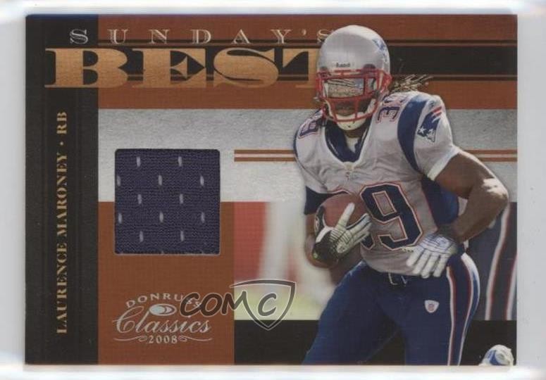 2008 Donruss Classics Sunday's Best Jerseys 72/250 Laurence Maroney #SB-22 7eo