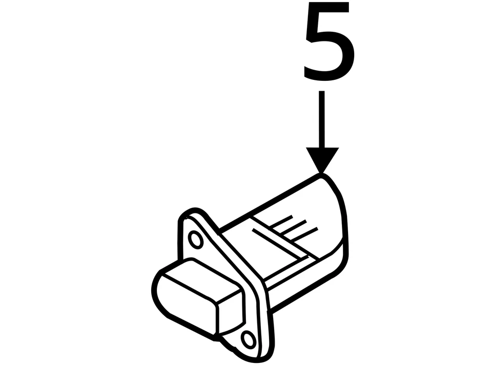 Medidor de flujo de aire másico Volkswagen Passat 2006-2008 Maf LAIMH Foto 4 de 4