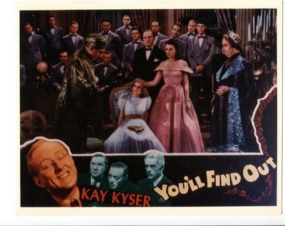 8x10-Promo-Still-You'll Find Out-Kay Kyser-NM