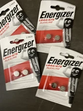 Set 4 Packs Energizer Alkaline LR44 A76 Batteries 4BL 1.5V G13 AG13 Ex 2026