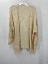 Pre-Owned Elan Ivory Size One Size Cardigan Sweater