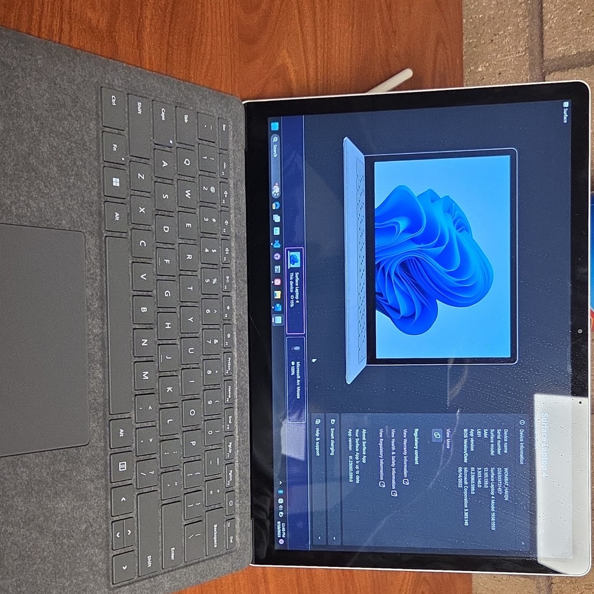 Microsoft Surface Laptop 4 15in AMD Ryzen 5 8GB RAM Windows 11