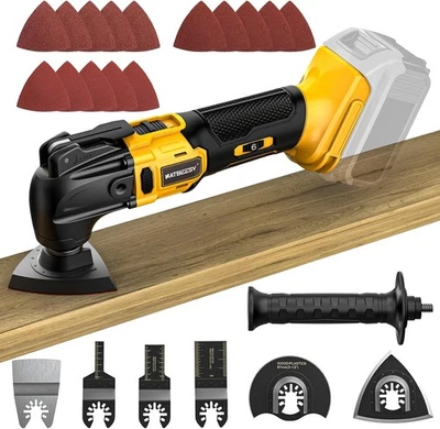 CERYCOSE Cordless Oscillating Tool For De-walt 20V Battery 21000 OPM 6 Speed NEW