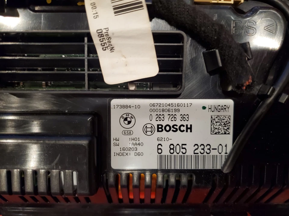 Cuadro velocímetro analógico con pantalla multifunción compatible con BMW X5 26370470 14-18 Foto 4 de 4