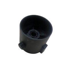 Replacement Pair of Thermostatic Shower Handles with Chrome Temperature Control