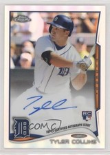 2014 Topps Chrome Image Variation Refractor Rookie /499 Tyler Collins Auto 7eo