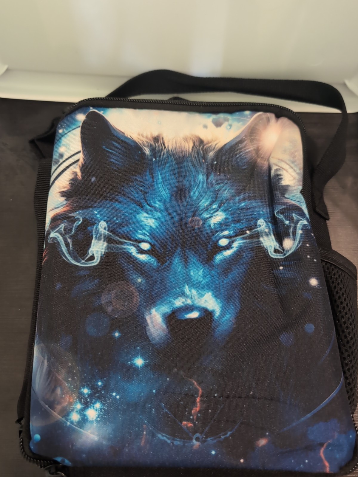Wolf Galaxy Insulated Lunch Box for Kids & Adults