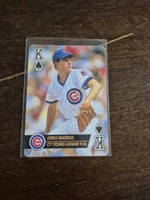 1993 U.S. Playing Card Co Greg Maddux Chicago Cubs Baseball Aces