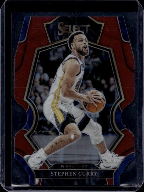 2022-23 Panini Select #127 Stephen Curry Maroon Prizms Die Cut #/175