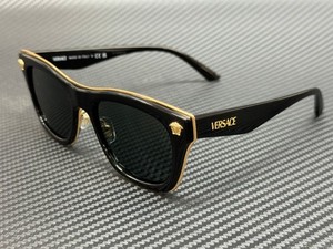 VERSACE VE2272 GB1 87 Black Grey Men's 53 mm Sunglasses