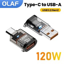 USB-C 3.2 Male to USB A Female Adapter Converter OTG Type C Android Phone