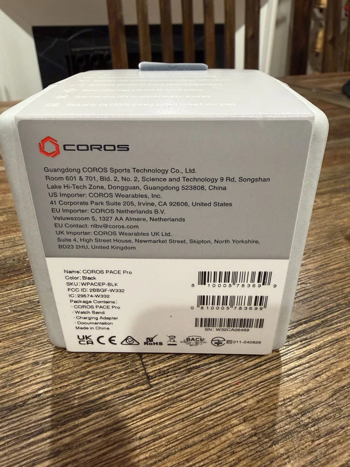 COROS PACE Pro GPS SPORT WATCH, 1.3-inch AMOLED Touchscreen, Black, Brand NEW - Image 4 of 4