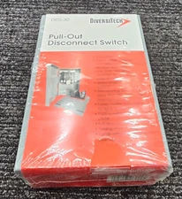 Diversitech DDS-30 Pull-Out Disconnect Switch Fuse Box 30A Fusible