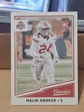 2017 MALIK HOOKER PANINI CLASSICS BLANK BACK NFL ROOKIE CARD RC /50 #262 OHIO ST. rookie card picture