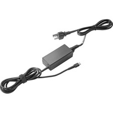 HP USB-C Power Adapter Black - 45W Max Power Output - Compatible w/ Chromebook x