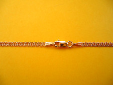 goldene Halskette 585. 14 Karat. Russisches Rotgold. Neu mit Etikett.