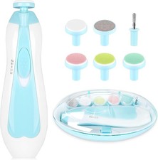 Baby Nail Trimmer Electric,Baby Nail Clippers, 6 in 1 Baby Nail File,Nail File