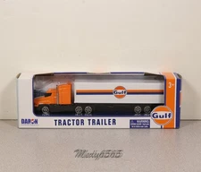 Gulf Tractor Trailer "Diecast" 7.5 Inches Scale 1/87
