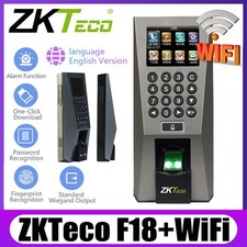 ZKTeco F18 WIFI TCP/IP Biometric Fingerprint Time Attendance Door Access Control