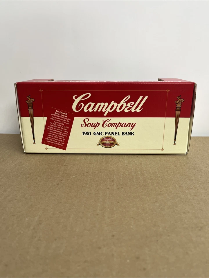 Vintage 1951 Campbell's Soup GMC Die-cast PANEL BANK Van/ Truck HAC13 - Image 3 of 4