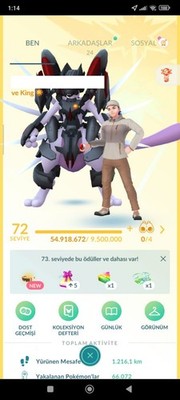 Pokémon Go level 72 lvl - 2016