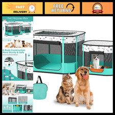 Portable Cat Playpen - Foldable Pet Dog Playpen for Kittens  Puppies, Indoor/Ou