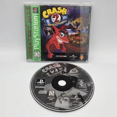 Crash Bandicoot 2 Cortex Strikes Back Greatest Hits Sony PS1 Complete Tested
