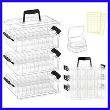 Versatile 3-Tier Bead Organizer Box - Portable Storage for Crafting Essentials