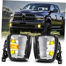 Led Fog Lights with Daytime Running Lights  Turn Amber Fog Light DRL SIG
