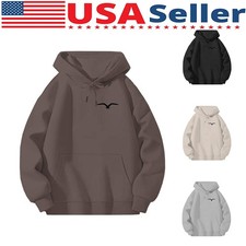 Men Printed Hoodie Casual Pocket Hooded Sweatshirts Pullover Sweater Coat Tops
