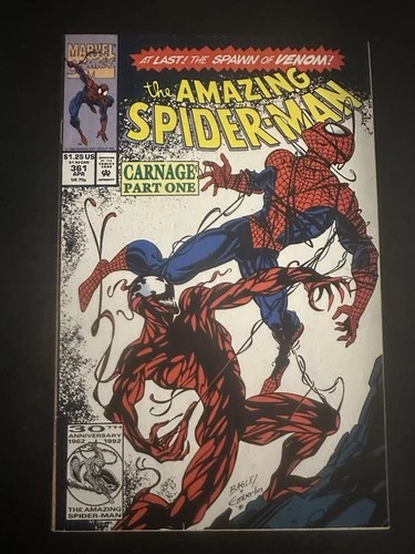 Amazing Spider-Man #361 High Grade Key 1st Appearance of Carnage Key Issue 🔑