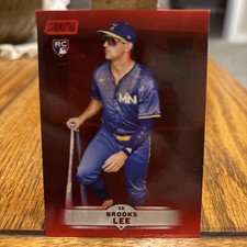 2025 Topps Stadium Club - Brooks Lee #141 Red Foil (RC)