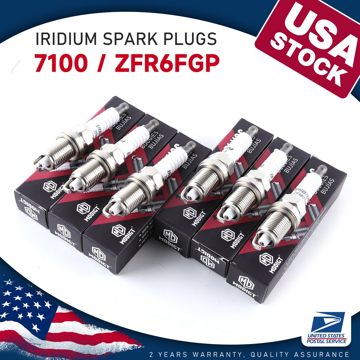 6PCS FOR NGK 7100 IRIDIUM SPARK PLUGS FOR Ram 1500 JEEP Liberty 3.7L ZFR6FGP OEM