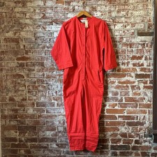 Vintage 80s Diane Von Furstenberg Sport Cotton Jumpsuit M/L new with tags