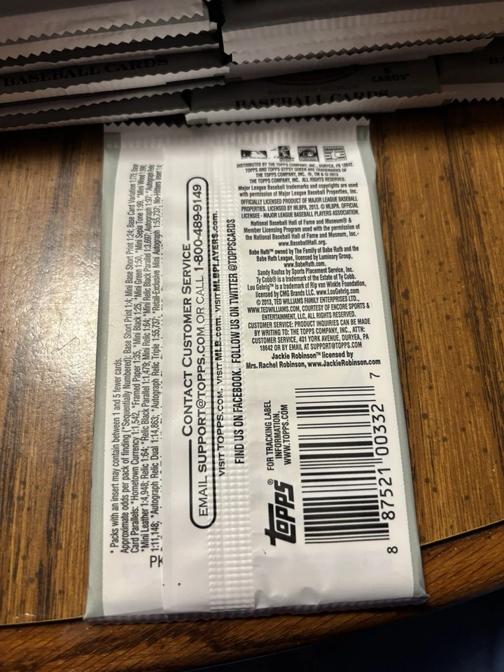 2013 Topps Gypsy Queen Pack Lot - Qty 44 - 264 Total Cards!!!!! - Image 3 of 4