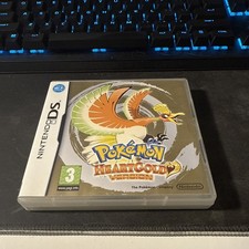 Pokemon Heartgold Version PAL Nintendo DS Box Cartridge