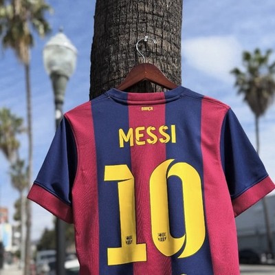 Nike FC Barcelona Soccer Jersey #10 Messi CD4230-496 Men's XXL | eBay