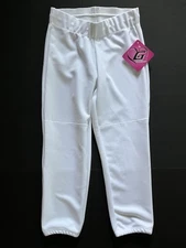 NWT The Gluv Athletique Softball Pants Women's Size XS White Fastpitch
