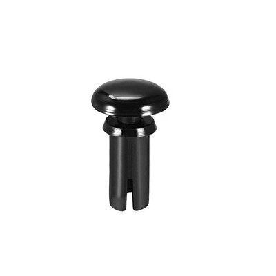 Push Clip Rivet 4mm x 9mm PCB Circuit Panel Nylon Fastener Black 50 Pcs