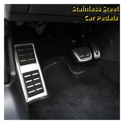Für VW Golf 7 8 Tiguan Passat B8 Pedalkappen Edelstahl Gas Bremse Fußstütze