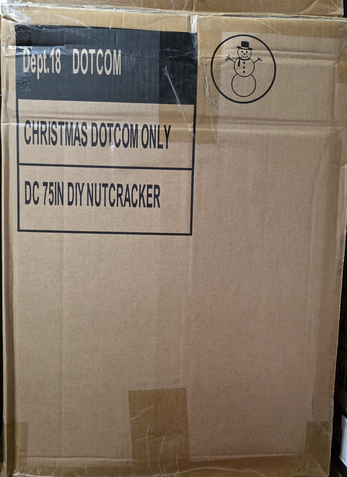 6ft Giant Nutcracker Light Up Blow Mold Animated Christmas DIY Paint Yourself