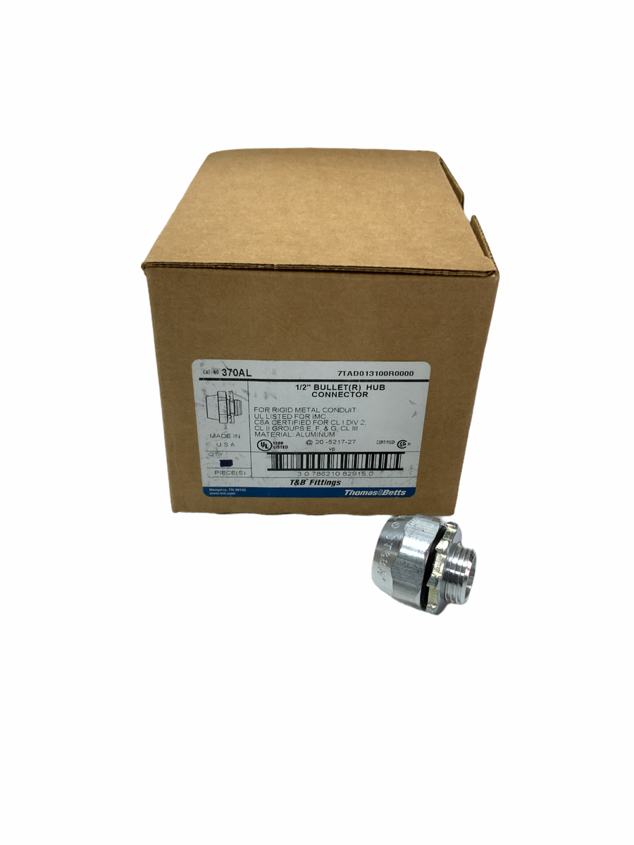 Thomas &amp; Betts 370AL 1/2&quot; BULLET HUB CONNECTOR | eBay