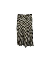 Anne Crimmins for Collections Silk Skirt Size 6 Geometric Print Vintage 1980