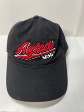 SDSU Aztecs Black Red Embroidered Adult Cap Hat San Diego State